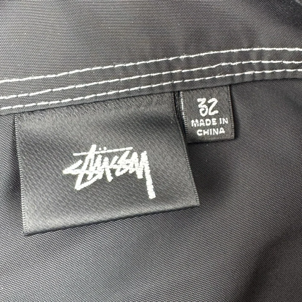 Stussy Coastal Board Shorts Mens 32 Black Surfwear Beach Vacation Travel Y2K
